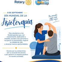 Publicación Rotarios Latinos sobre el Día Mundial de la Fisioterapia