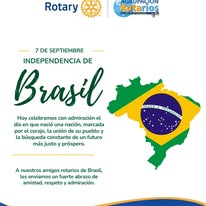 Publicación Rotarios Latinos sobre la Independencia de Brasil