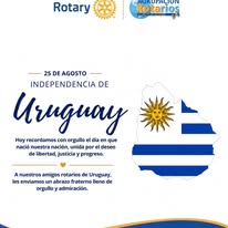 Publicación Rotarios Latinos sobre la Independencia de Uruguay