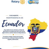 Publicación Rotarios Latinos sobre la Independencia de Ecuador