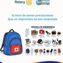 Publicación sobre mochila de emergencia